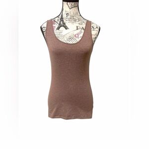 H&M Fitted Brown Sleeveless Tank